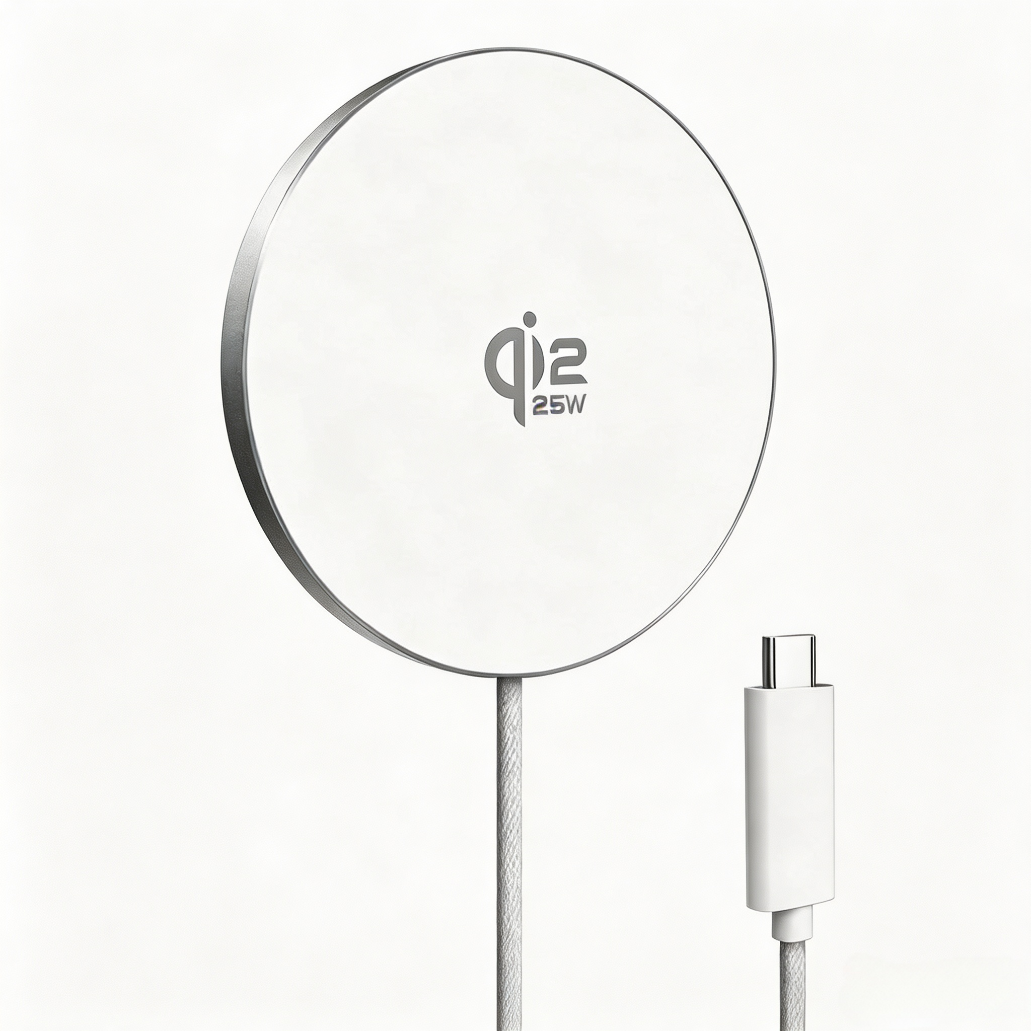 GEEKERA Qi2 25W Magnetic Charger: Ultra Thin Flat for Apple