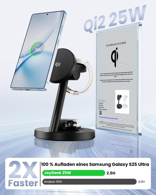 GEEKERA Magnetic Inductive Charging Station for Samsung