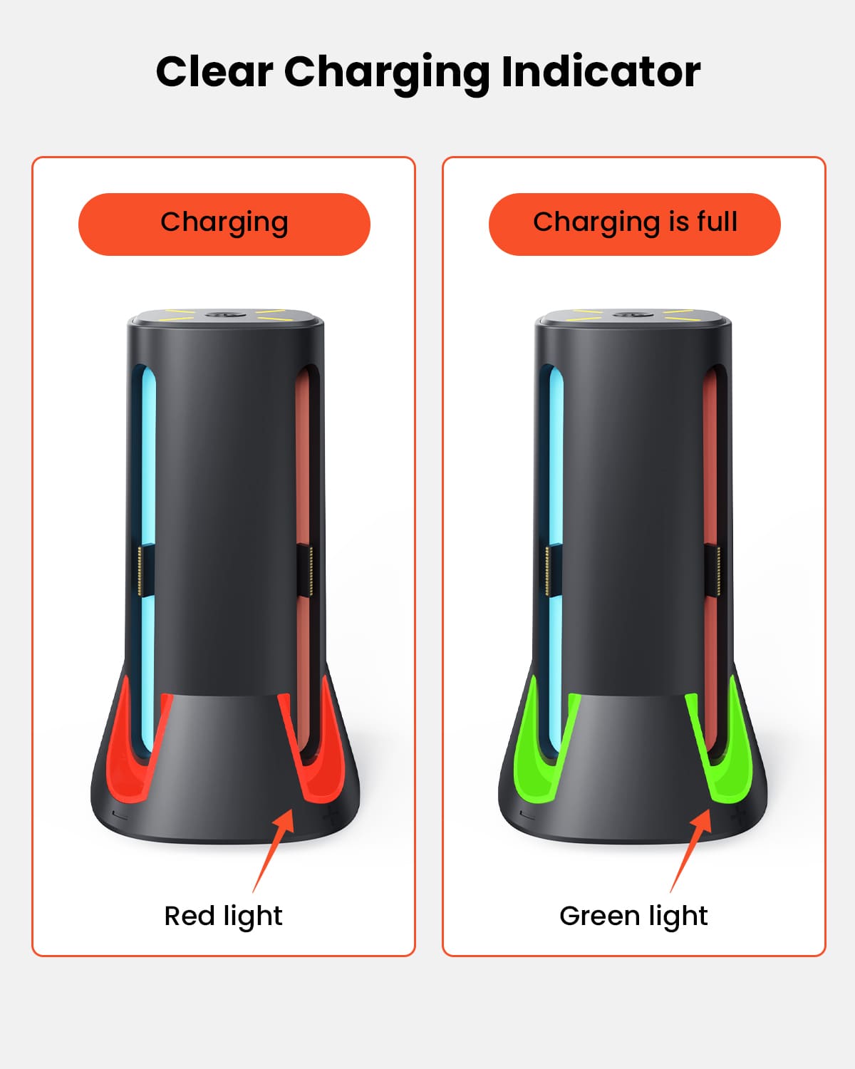 GEEKERA Switch 2 Charging Dock - 4-in-1 JoyCon Charger with RGB Lights