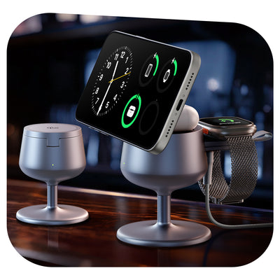 GEEKERA 25W Qi2.2 Magnetic Wireless Charger for Apple Devices