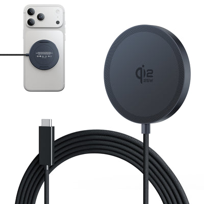 GEEKERA Qi2.2 25W Magnetic Fast Charger with Folding Stand