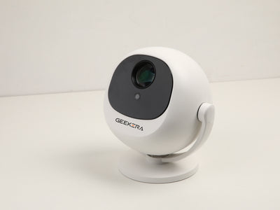 Mini Projector with WiFi 6 and Bluetooth, Portable Movie Projector, 4K Support