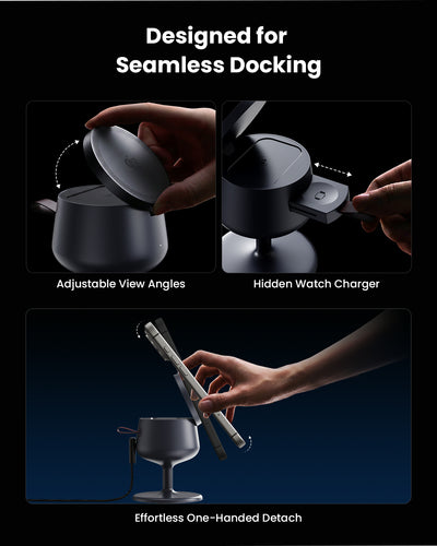 GEEKERA 25W Qi2.2 Magnetic Wireless Charger for Apple Devices