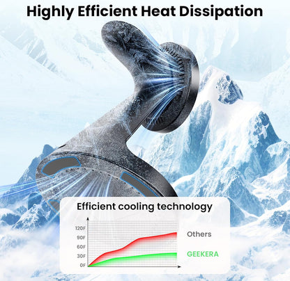 GEEKERA 15W schnelle magnetische Ladestation für iPhone mit automatischer Schlaflichtfunktion