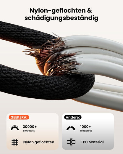 GEEKERA Qi2 25W magnetisches Ladegerät: Ultradünn flach für Apple