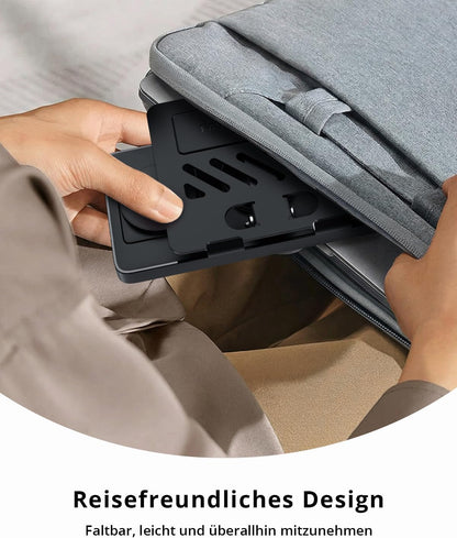 GEEKERA 4-in-1 Ladestation für Apple, Integriertes ausziehbares Ladekabel für iPad