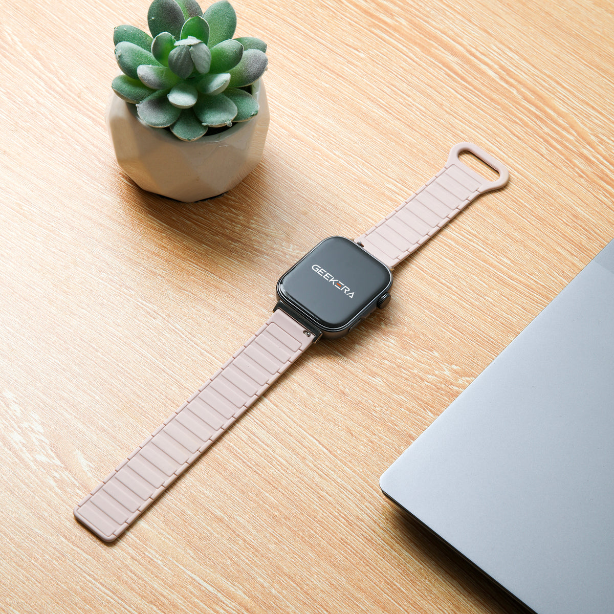 Smartwatch passend für Android und iPhone, IP68, als Geschenk, Schwarz