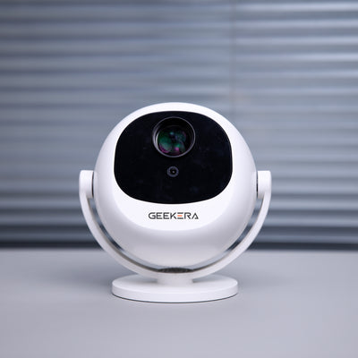 Mini-Beamer mit WiFi 6 und Bluetooth, tragbarer Filmprojektor, 4K-Unterstützung