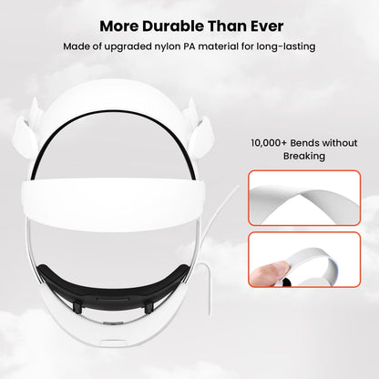 GEEKERA Apple Vision Pro Head Strap, adjustable, soft, lightweight, pressure-free