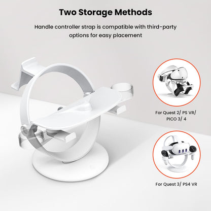 GEEKERA Headset Stand, for Apple Vision Pro, PS VR2, Quest 3/2 Pro, HTC Vive, Valve Index, Pico 3/4