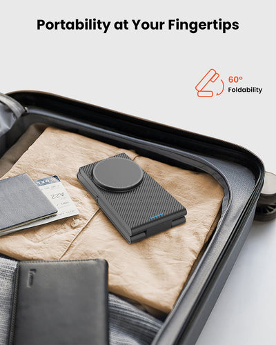 GEEKERA 3-in-1 Magsafe Charger, Foldable, for iPhone, Apple Watch, AirPods