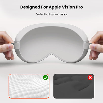GEEKERA Apple Vision Pro Silicone Case, Impact Resistant, Anti-Fingerprint, Non-Slip