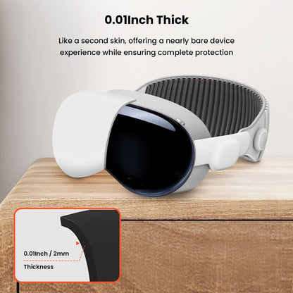 GEEKERA Apple Vision Pro Silicone Case, Impact Resistant, Anti-Fingerprint, Non-Slip