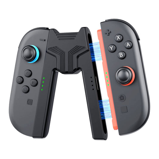 GEEKERA Switch 2 Charging Grip - 2-in-1 Controller with USB-C