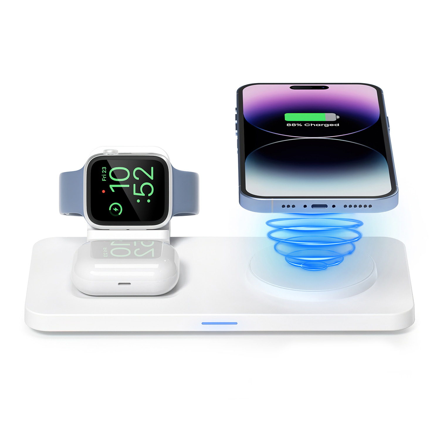 40w For Magsafe 3-in-1 Wireless Charger, Apple Watch, Airpods